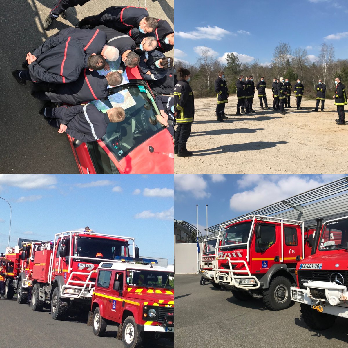 SDIS45's tweet photo. A l’approche de la saison #FENFDF et après la FMPA des cadres sur simulateur @vrcrisis nous formons 48 #FDF1 et 16 #FDF2 et maintenons les compétences , en forêt d’Orléans ou en Sologne, de l’ensemble des #SPP &amp; #SPV du @leloiret #adaptation #risques #anticipation #ODO https://t.co/jGrDzHl9Tn