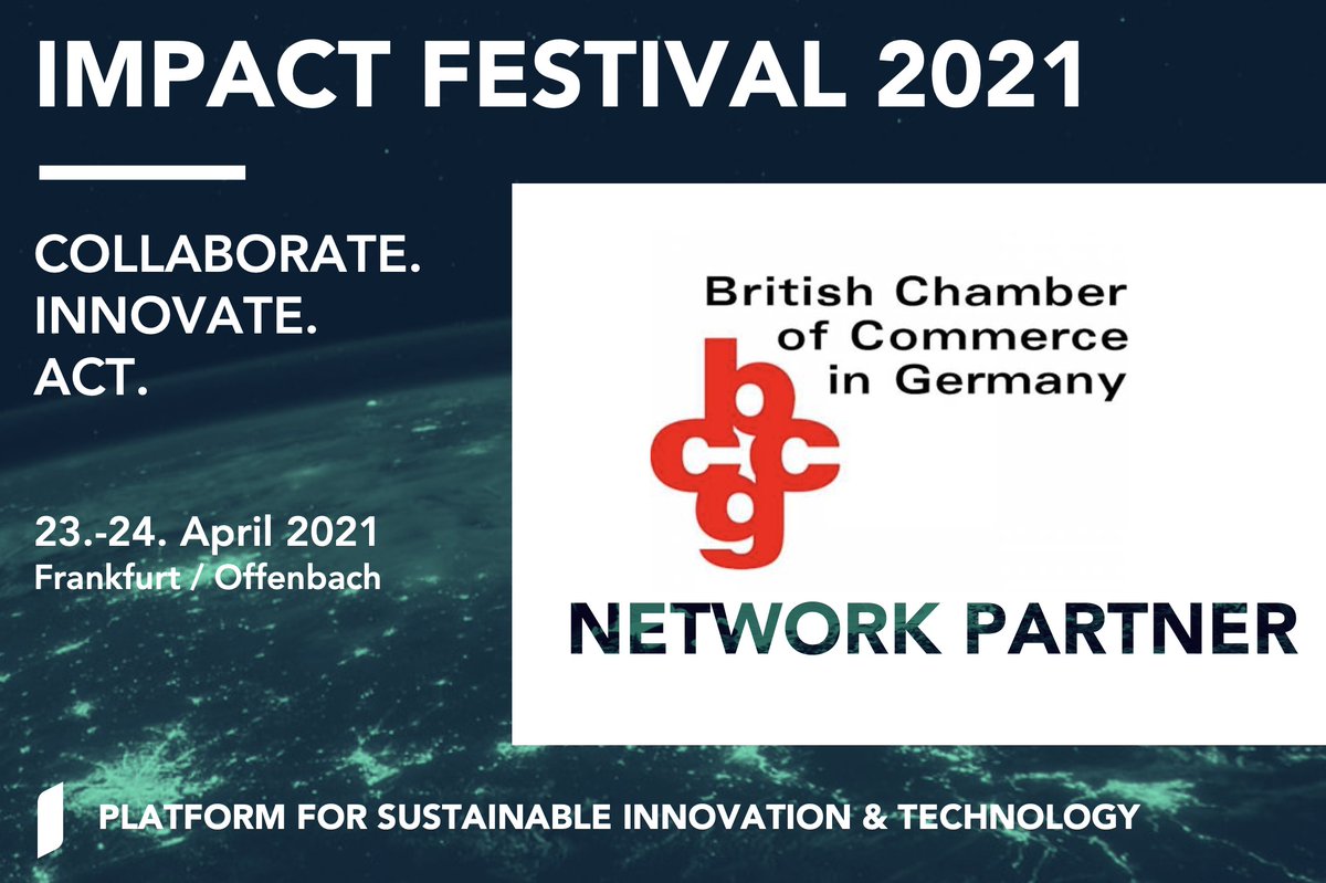 BCCGeV's tweet image. BCCG ist Partner des #IMPACT Festival des #MainIncubator.  Ein Pflichttermin für Impact Startups, zu dem man sich hier anmelden kann: ow.ly/Nx6U50D63Ki

#bccg #impactfestival #greenstartups #impact #startups #investing #sustainabilityforall #sustainability #climatechange