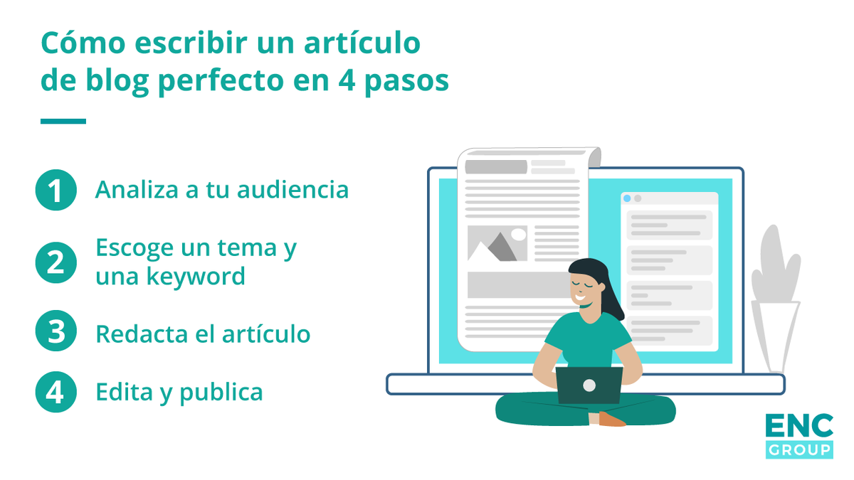 ENCLatam's tweet photo. Conoce los 4 pasos para crear un artículo de blog perfecto. 

Puedes leer el post completo aquí 👉🔗 https://t.co/JX6ExRFSqW

#encgroupla #agenciamarketing  #agenciamarketingdigital #marketing #marketingdigital #blog #blogcorporativo #articulodeblog #redacción #SEO https://t.co/IGO4CrRkfg