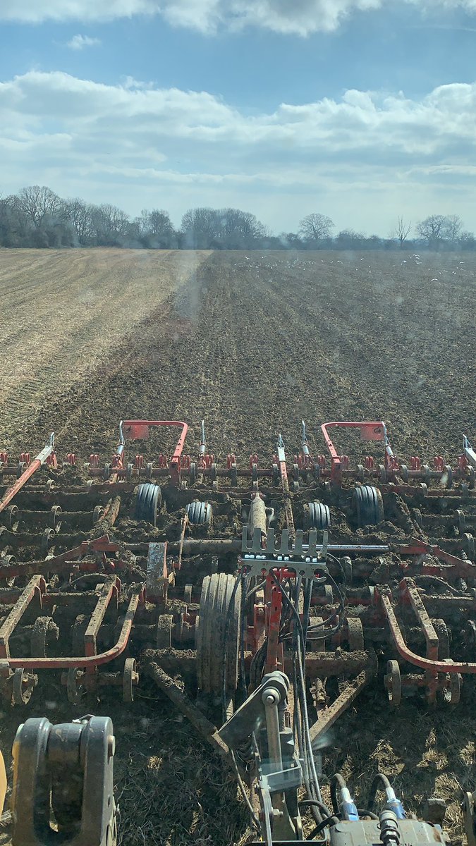 tim_agri's tweet photo. The new @vaderstad nza doing a treat getting some land ready for spring beans 🙌🏻 https://t.co/D8zAG3rRma
