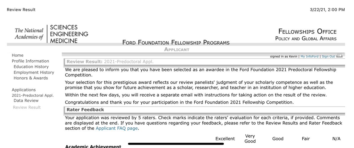 Wuakatela's tweet image. I am experiencing emotions that I can’t even define. I am honored to have received offers from the @FordFoundation and @NSFGRFP. Honrando en alto a esos mentores que me ayudaron a llegar a donde estoy. Le dedico mis logros a mi papá y abuelo en el cielo. @PRicansInSTEM
