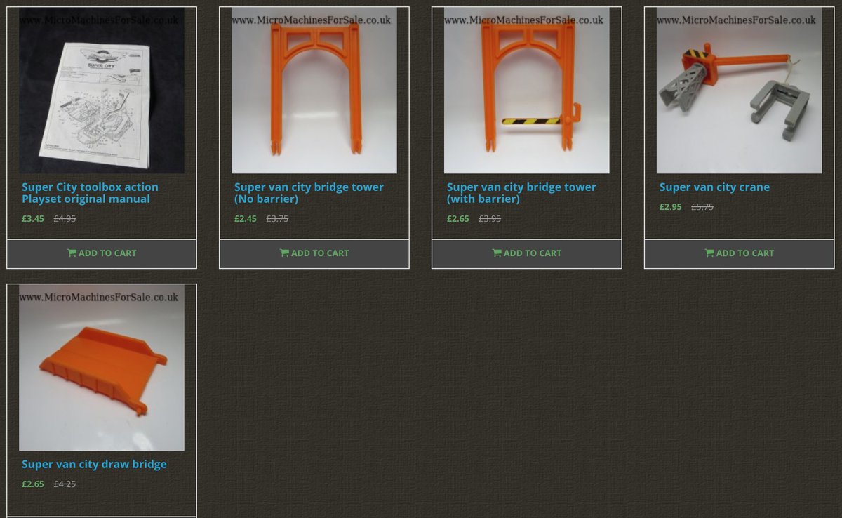 Micro__Machines's tweet photo. Price drop on all the playset parts, lets hope we can find them a new home! :)
https://t.co/vpNQqvpweJ

#micromachinesplayset #micromachinessupertoolboxcity
#micromachinesplaysetparts
#micromachinesforsale
#manymicromachines https://t.co/5yvSDkILGB