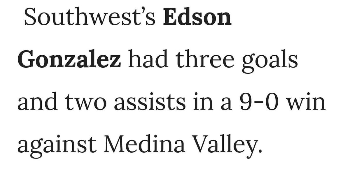 El trabajo y la constancia! Muchas felicidades <a href="/EdsonGo11592250/">Edson Gonzalez (bicho)</a> estamos orgullosos de ti! <a href="/GonzAlexxTK_10/">Gonzalez, Alex</a> <a href="/swdragonsoccer/">Southwest Soccer</a> @swisd_SWHSathl