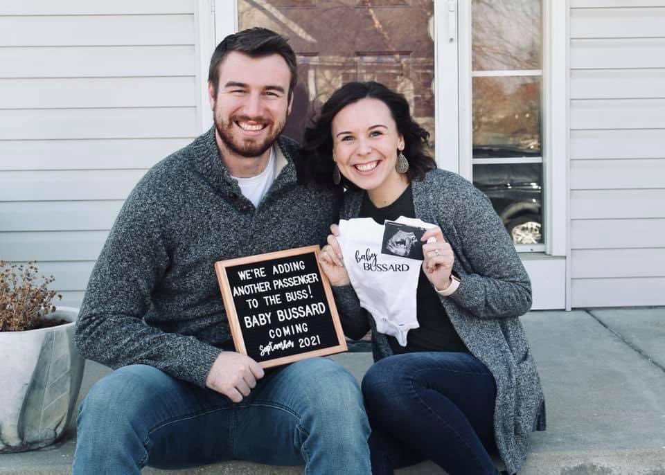 Z_Buzzard's tweet photo. We are so excited to announce Baby Bussard coming in September 2021. https://t.co/N26xR1c96S