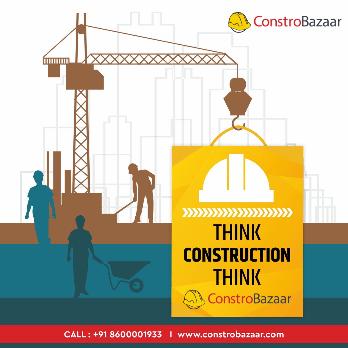 ConstroBazaar's tweet photo. ConstroBazaar offers you the chance to experience a truly all-in-one platform that offers you anything and everything related to construction materials all in one place and at a fair price, for your ease. ConstroBazaar lets you build easily. https://t.co/LjAcbRk2qP