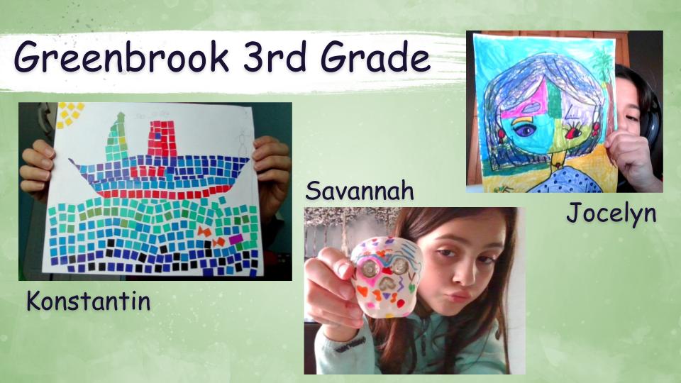 KeeneyvilleD20's tweet photo. Today we feature 3rd Grade Artists from Greenbrook &amp; Waterbury.  Impressive job students!  #esd20creates #esd20learns https://t.co/0AfsEid8YF