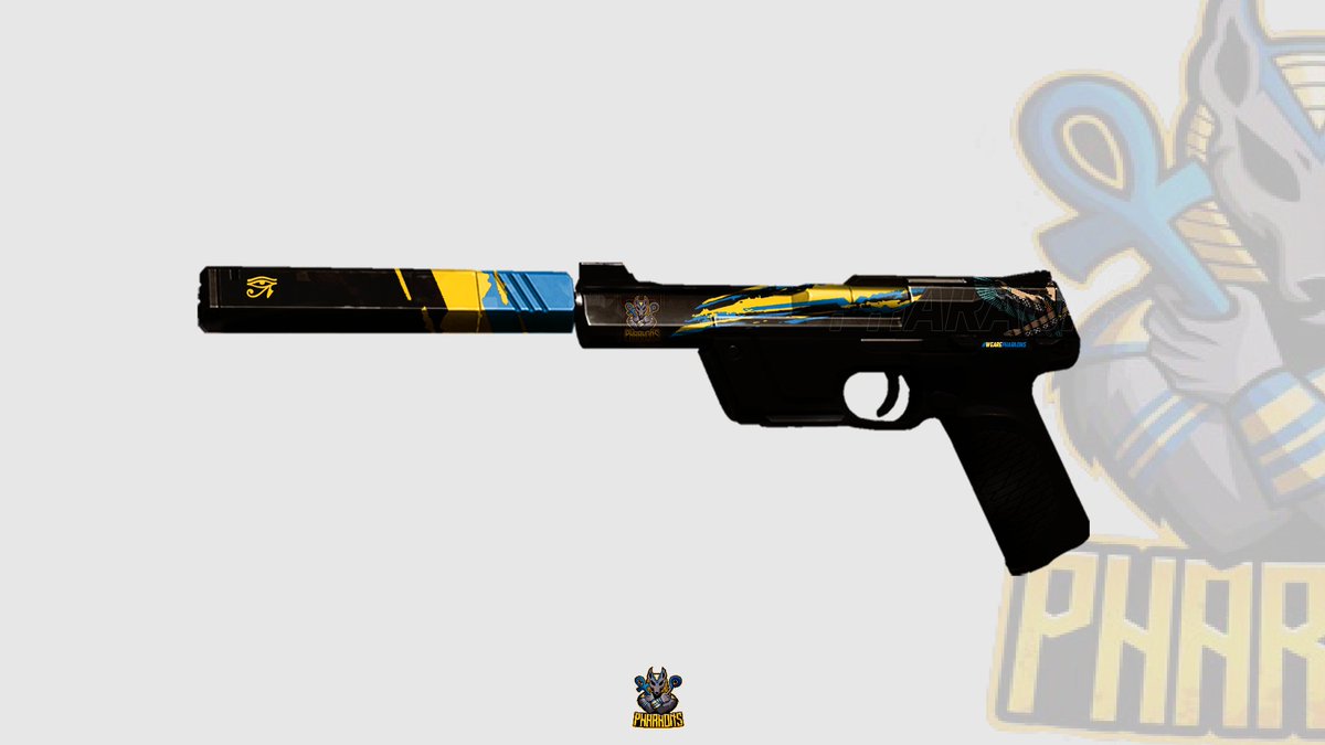 ALNEUH's tweet photo. #VALORANT "Ghost" Skin x @PharaonsESports | #WeArePharaons #GOPHA https://t.co/u6z8A1q8F0