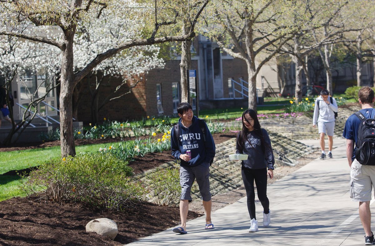 CWRUAdmission's tweet photo. Spend some time getting to know CWRU students. No agenda. No slides. Just a casual, honest talk with students who are excited to share their CWRU experience with you 😊 Our "Q&amp;A with CWRU students" webinar is offered multiple times a week: https://t.co/2G0Jd6X2AN #CWRU #ThinkCWRU https://t.co/8JTT15T8K7