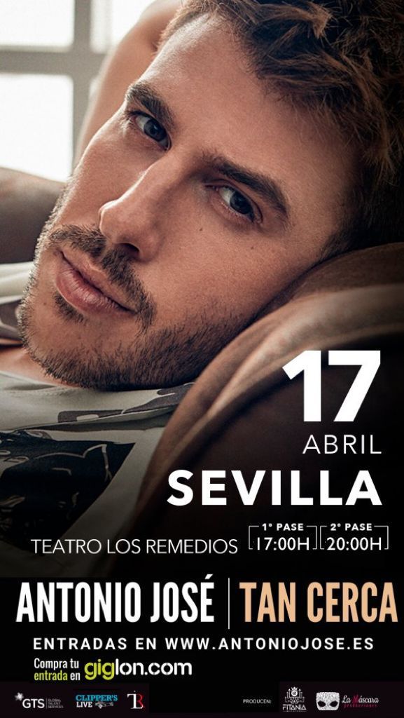 DeleGranadaAj's tweet photo. El 17 de abril concierto en Sevilla, entradas a la venta en 👉👉 https://t.co/lgoYv0gb9o #TanCerca #Senti2 https://t.co/njd3S3eKgE