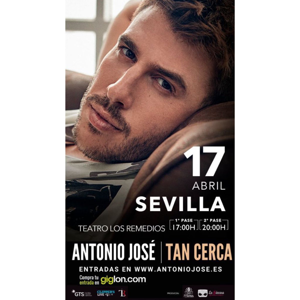 DeleGranadaAj's tweet photo. El 17 de abril concierto en Sevilla, entradas a la venta en 👉👉 https://t.co/lgoYv0gb9o #TanCerca #Senti2 https://t.co/njd3S3eKgE