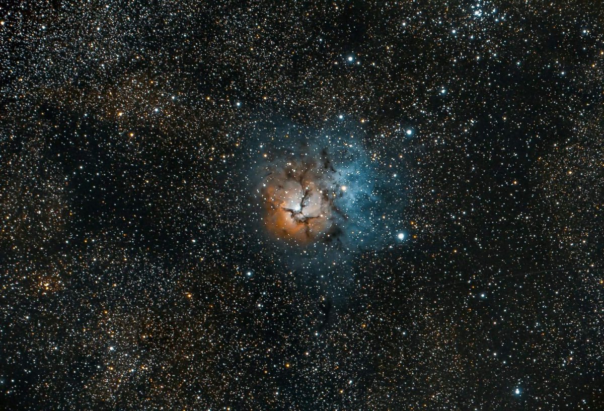 Sorry for the lack of astrophotography. Been traveling the Oregon Coast and did not bring the telescopes (not risking damaging them). 

The Leo triplets and the Trifid Nebula.
@flatearthwatertown