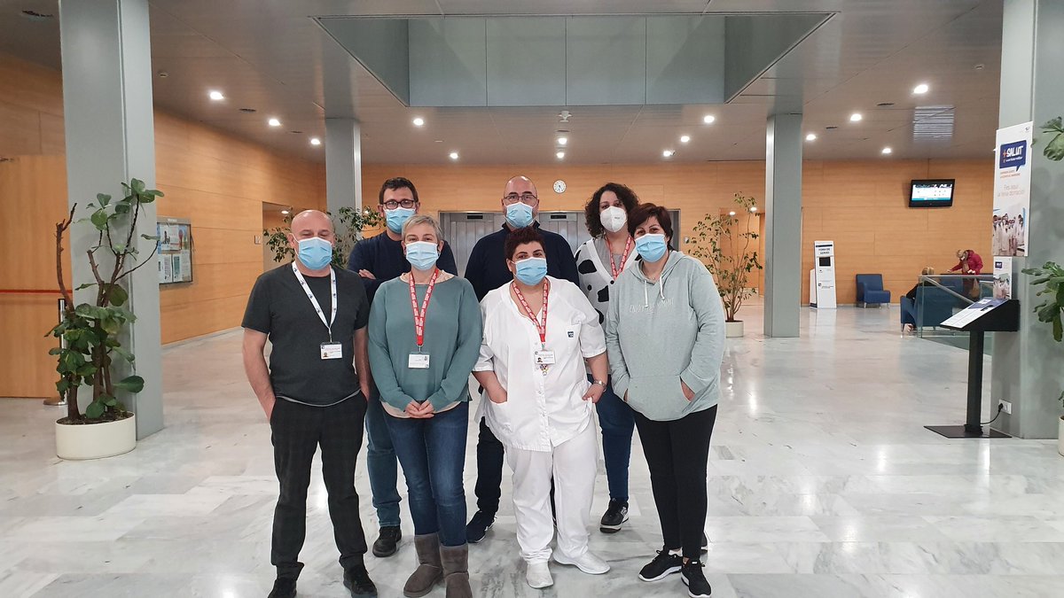 CcooCsdm's tweet photo. Primera reunió de treball de les 7 noves delegades i delegats de @ccoocatalunya sorgides de les eleccions sindicals del passat 17 de març a l'Hospital de Mataró. Tenim molta feina per endavant però també molta energia. https://t.co/l0ZotTsvfz