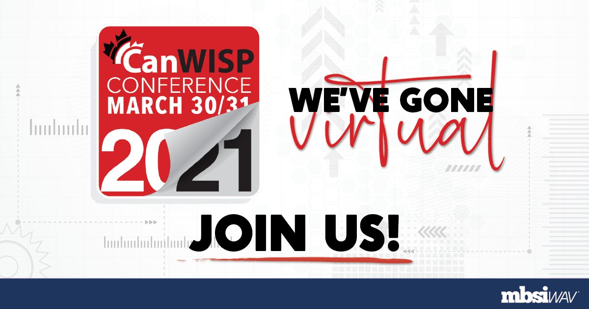 mbsiwav's tweet photo. Join us next week at CanWISP 2021 - virtually! Get all the details and a promo code here --> https://t.co/xDVuCjj58T #CanWISP2021 #gonevirtual #networking https://t.co/B1wvDHjo3h