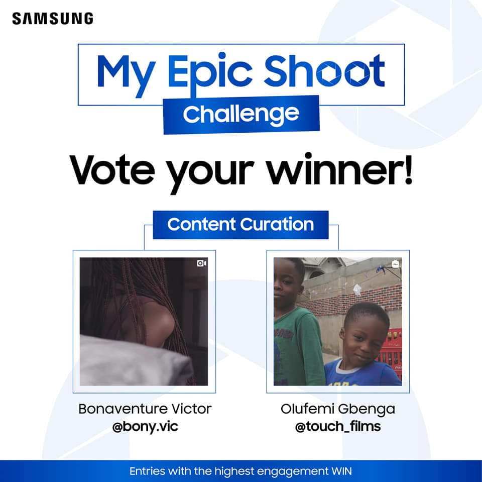 samsungmobileng's tweet photo. Have you sent in your vote for the #MyEpicShoot challenge?

VOTING ENDS TOMORROW!!! https://t.co/UHmsWpHCQZ