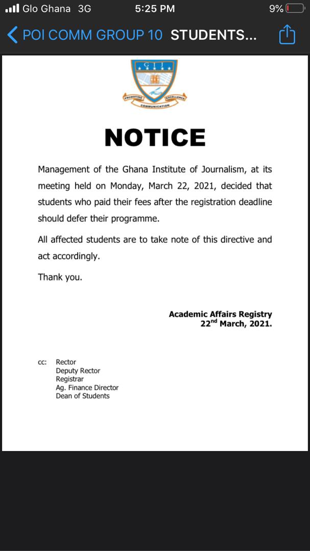 AdwoaLundee's tweet image. #justiceforgijstudents
#occupythecampus 
See absolute foolishness
You know we&apos;re not in normal times. Parents struggled to pay fees this particular semester and you&apos;re telling their children to defer. Madness!!!!!
#therectormustgo