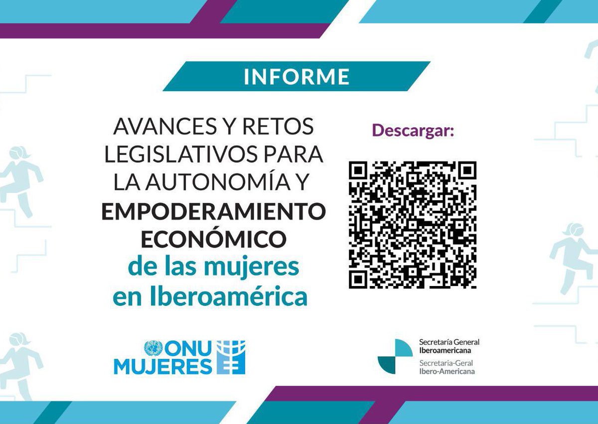 RGrynspan's tweet photo. .@SEGIBdigital y @OnuMujeres impulsamos una agenda legislativa para el empoderamiento económico de las mujeres. Hoy en la #CSW65 presentamos informe conjunto con los avances y retos pendientes.
DISPONIBLE📥 https://t.co/YQIHlH8kaO
#LeyesQueEmpoderan https://t.co/g2bbZ4d4Tk