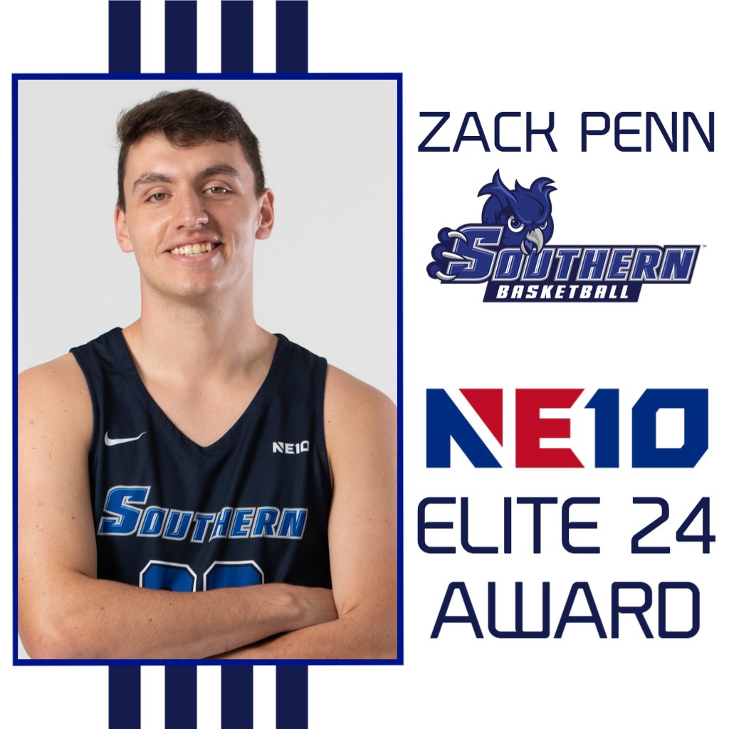 SCSU_MBB's tweet photo. Congratulations to Zack Penn for earning @TheNortheast10 Elite 24 Award! Zack posted a 3.82 GPA as a sports management major, and has earned a spot on the NE10 Academic Honor Roll in each of his first five semesters!

📰: https://t.co/3jNb6fTuSO https://t.co/OCnrTezkGW