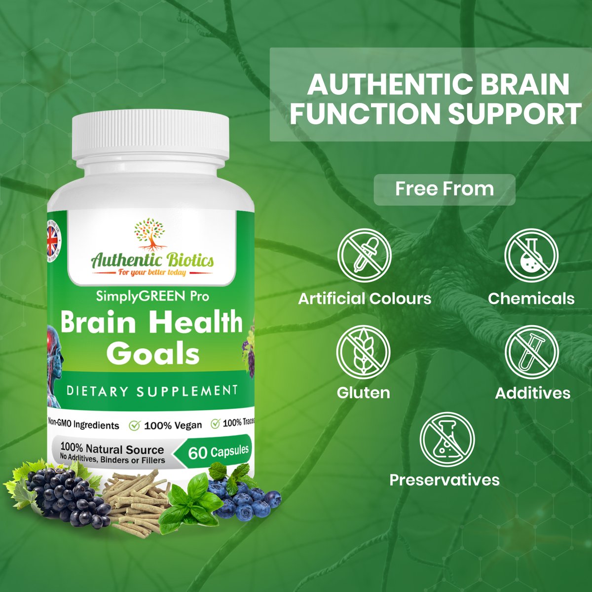 AuthenticBioti1's tweet photo. Gluten, artificial colourings, flavourings, preservatives, fillers, additives, chemicals.....all the nasty things you will NEVER find in Authentic Biotics products. #cleanlabelsupplements

#getauthentic #naturalhealth #supplements https://t.co/aFQ6KAozr9