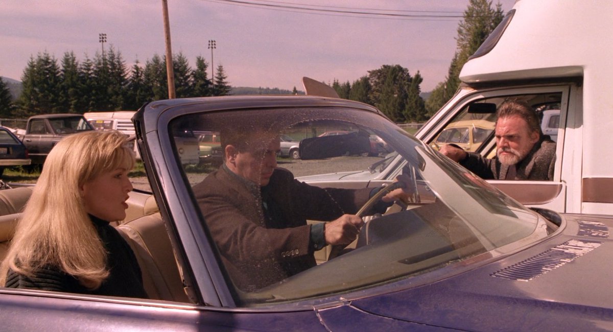 choppingwoodpod's tweet photo. Why I love Lynch/FWWM -- a road rage scene about stealing corn... that was canned over the store https://t.co/OeHTaESbGT