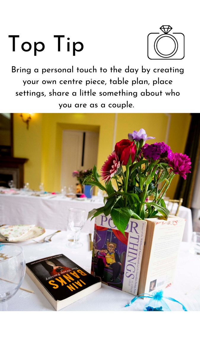 Get Creative! It's a lovely way to share a personal touch with your guests, give them something to talk about and shouts about who you are as a couple. 
Extra points for your photographer (aka me 😉) too, as it gives something interesting and unique to photograph!