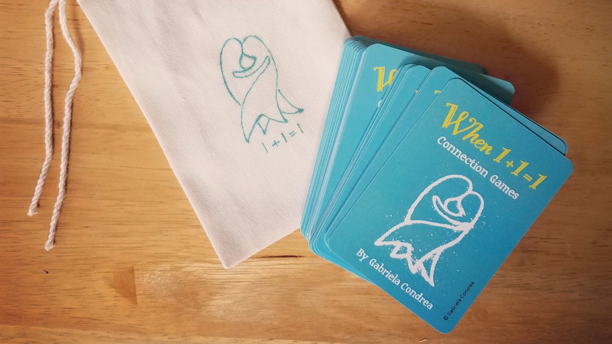 ConnectMove's tweet image. From the creator of @ConnectMove... A new movement-based card game to help your group or team strengthen their bond and build synergy: @whenoneplusone #ConnectionGames available at whenoneplusone.com. #teamwork #teambuilding #connection