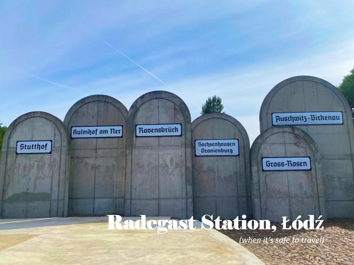 Wander_into_PL's tweet photo. A sombre place to visit is Radegast Station in Łódź, used during WW2 to transport approx 200,000 Jews from the Litzmannstadt Ghetto to extermination camps. The Ghetto, the 2nd largest in Poland at the time, ‘contained’ over 180,000 people in an area of 4.13 km2. Most perished. https://t.co/dXIJtHGPSQ