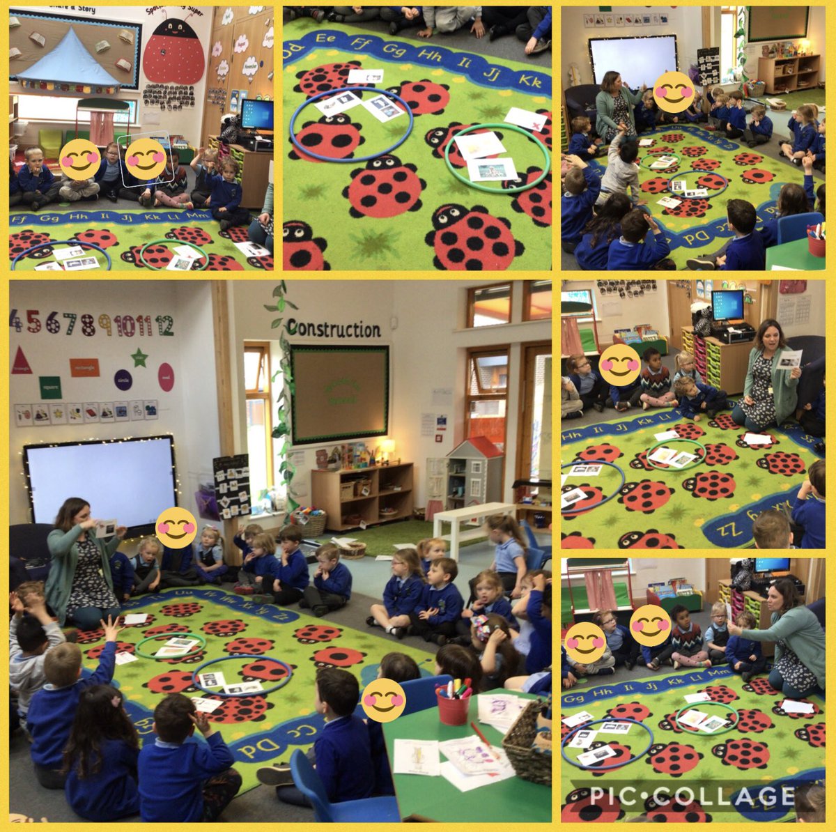 Today our egg investigation began! 
We sorted our suggestions into those that lay eggs and those that don’t 🥚 We looked at the eggs each animal lays and noticed that the chicken eggs look the most similar to ours - they were the right size and colour, but we still weren’t sure!