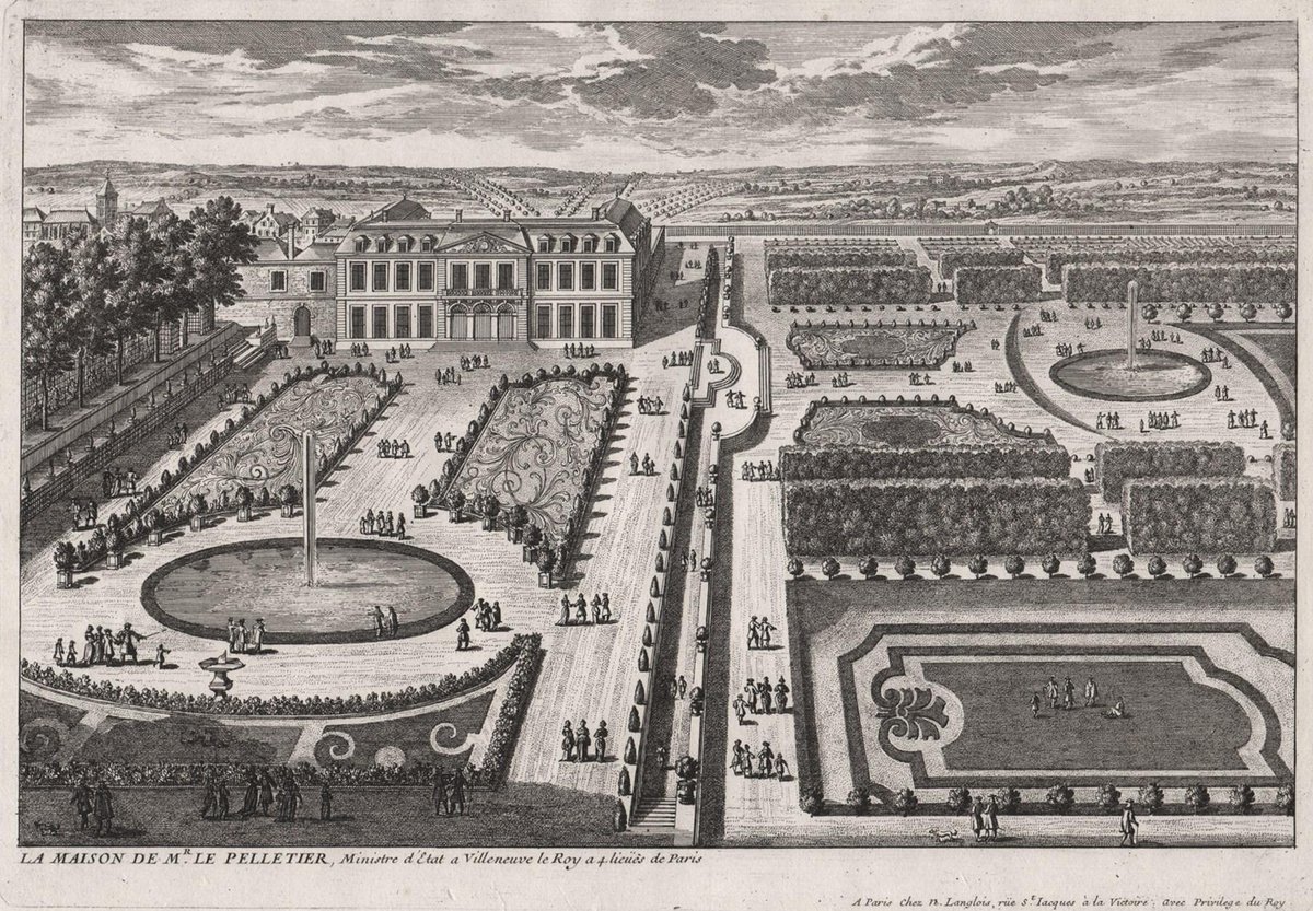 Tout près d'Orly, le château de Villeneuve-le-Roi est reconstruit en 1704 pour Claude Le Peletier. Il est acheté en 1758 par Louis XV (d'où, comme à Choisy, le nom de la ville), qui en démolit une partie et utilise les pierres pour clore le parc agrandi et aménagé en faisanderie.