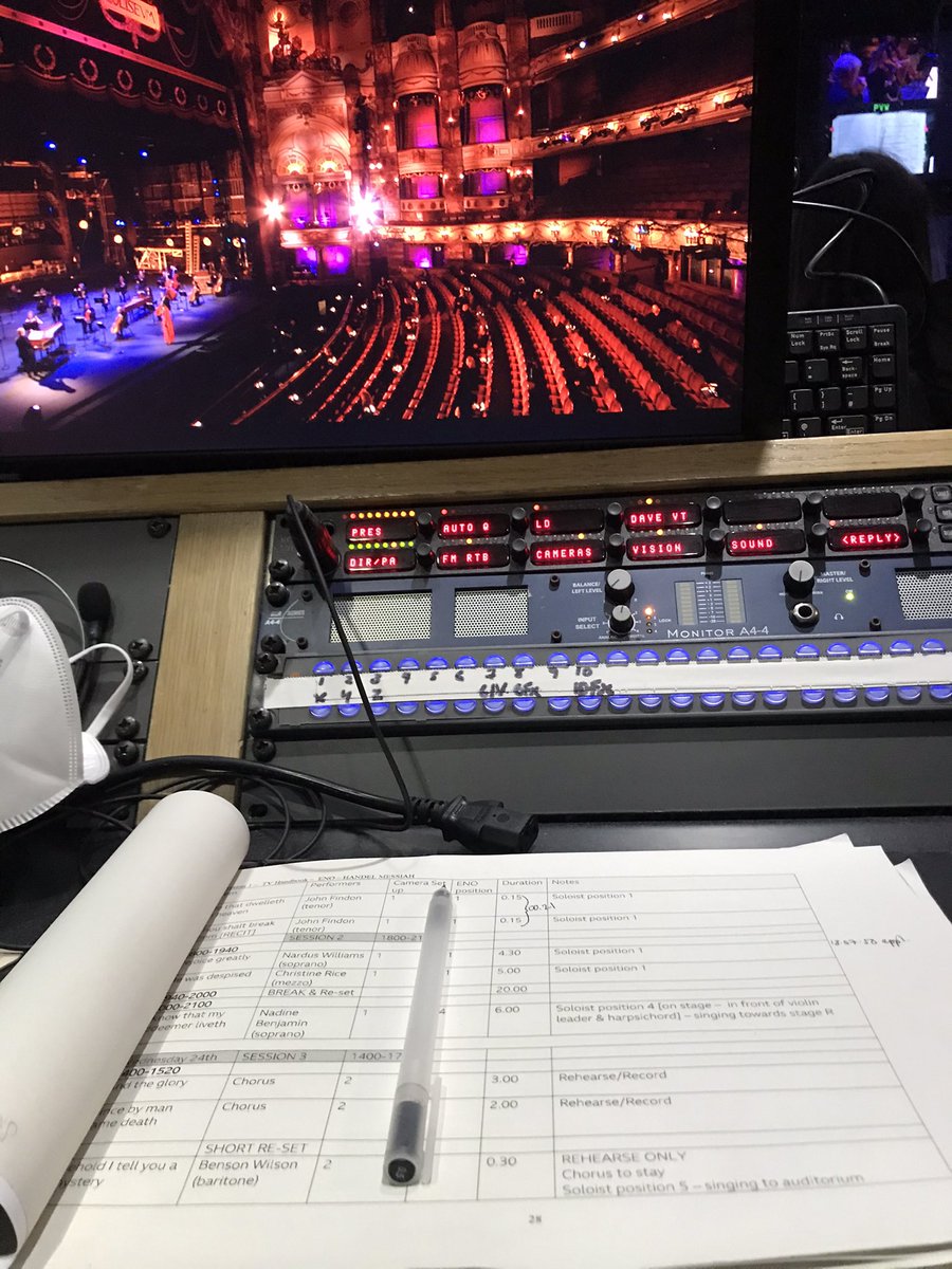 At work! ♥️   #BBCfromENO #ENOMessiah #BBCMessiah #Handel #livemusic <a href="/LondonColiseum/">London Coliseum</a> <a href="/E_N_O/">English National Opera</a> <a href="/BBCTwo/">BBC Two</a> <a href="/BBCArtsPR/">BBC Arts Publicity Team</a> <a href="/bbcarts/">BBC Arts</a>