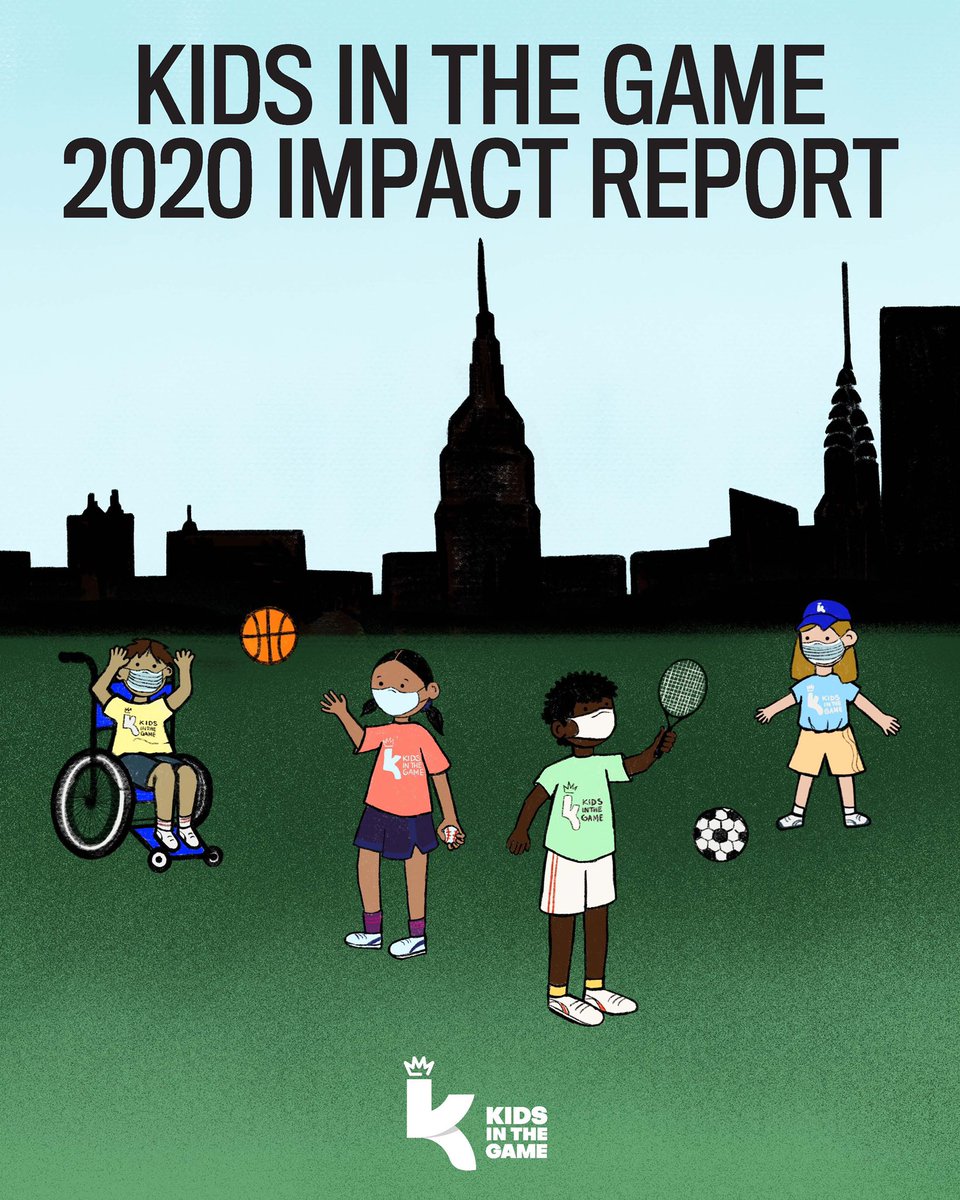 KidsintheGameNY's tweet photo. Since we entered lockdown last March, almost everything that we do as an organization has adjusted, adapted
&amp; evolved with the ongoing challenges 2020 presented. Read our 
full Impact Report to walk through the whole journey, starting at the beginning ⬇️
https://t.co/e0PWREpbCv https://t.co/2QWFOfkOsn