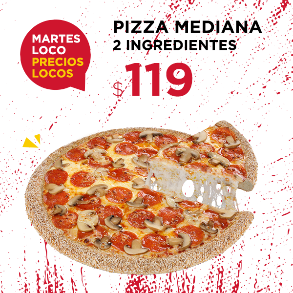 benedettismx's tweet photo. Llegó el martes de locura en #benedettispizza 🍕 ordena ahora desde nuestra APP📱o tienda en línea 💻 #marteslocoprecioslocos #pizzasegura *No válida en conjunto con otras promociones y/o descuentos. No válida con orilla rellena de queso. Vigencia al 30 de junio de 2021. https://t.co/1RLXH0N91H