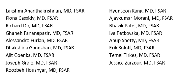 Society of Abdominal Radiology | SAR tweet media