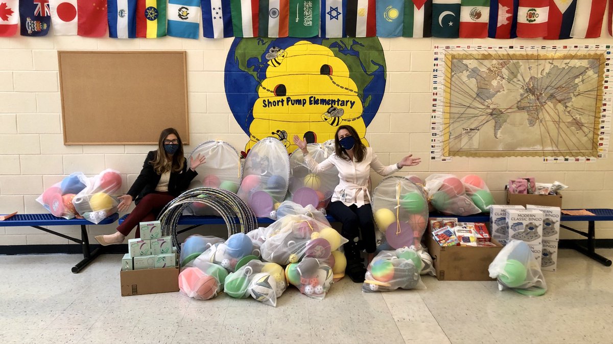 ShortPumpES's tweet photo. Thank you for all the donations to the SPES/Sandston drive for resources and equipment. The STARs and Stingers are so lucky for your support. @SandstonElem @HCPS_Innovates @HCPSFamily https://t.co/qkhorqSQdT