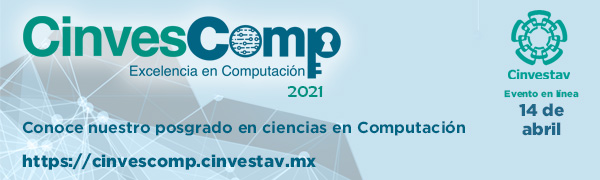 cinvestav's tweet photo. El #CinvesComp 2021 será un evento con:
1⃣ Presentación del Cinvestav y su Departamento de Computación
2⃣ Presentación del profesorado y áreas de investigación
3⃣ Experiencias de exalumnos
4⃣ Mesas redondas de oportunidades de trabajo
🗓️ 14 de abril
🌐 https://t.co/Huwe05fPKY https://t.co/c6ndBCj16D
