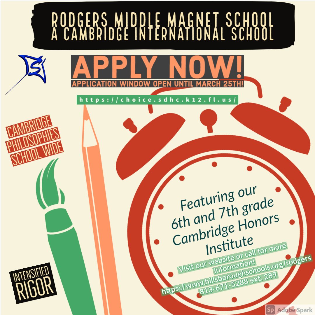 Rodgers Middle Magnet School tweet media