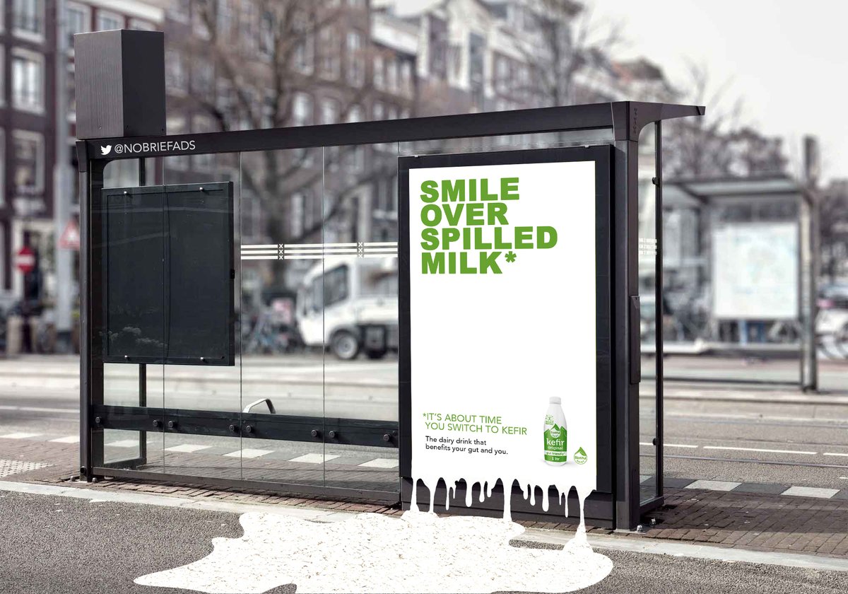 NoBriefAds's tweet photo. 🥛One Minute Brief of the Day: 

Create posters to encourage people to make a simple swap to #UpgradeYourBreakfast &amp; use 
@BIOTIFUL_DAIRY Kefir instead of milk in their daily morning cereal or breakfast. @OneMinuteBriefs https://t.co/ZjsFKEVUT6
