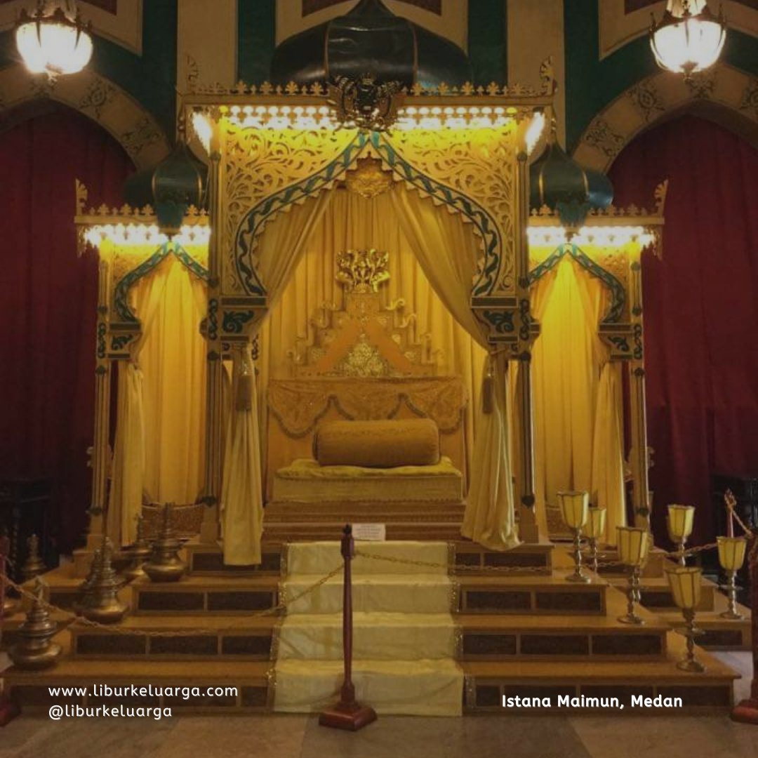 Jadi Sultan sehari dalam Istana Maemun
liburkeluarga.com/top-things/oby…

#liburkeluarga #travel #wisata #diindonesiaaja #tourism #holiday #medan #WonderfulIndonesia