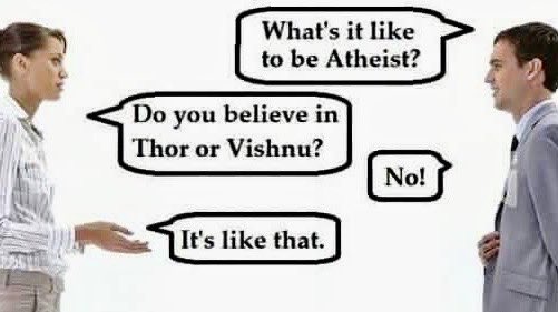 LuckyHumanist's tweet image. #AtheistDay  #ItsSimpleReally
