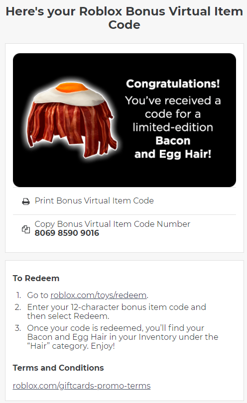 ROBLOX PROMO CODE FREE ITEM & NEW FREE BUNDLE INCLUDES HAIR- ALSO