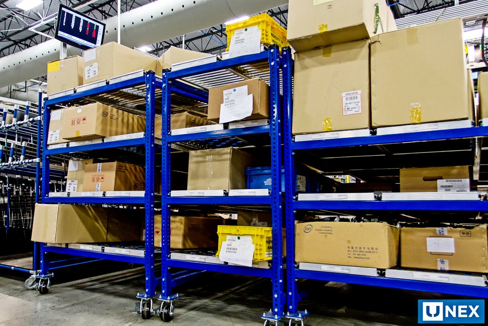 UNEX's tweet photo. Adient LLC transformed the assembly line of its JIT automotive production facility with 41 UNEX FlowCell flow racks. The new system is durable, flexible, and supports their high-volume demands.
#UNEX #FlowCell #FlowRacks #JIT #AutoAssembly
https://t.co/nSrwIX0jMz https://t.co/xTsuoughus