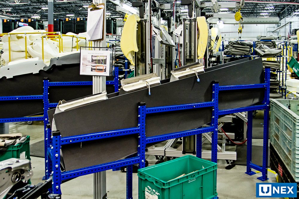 UNEX's tweet photo. Adient LLC transformed the assembly line of its JIT automotive production facility with 41 UNEX FlowCell flow racks. The new system is durable, flexible, and supports their high-volume demands.
#UNEX #FlowCell #FlowRacks #JIT #AutoAssembly
https://t.co/nSrwIX0jMz https://t.co/xTsuoughus