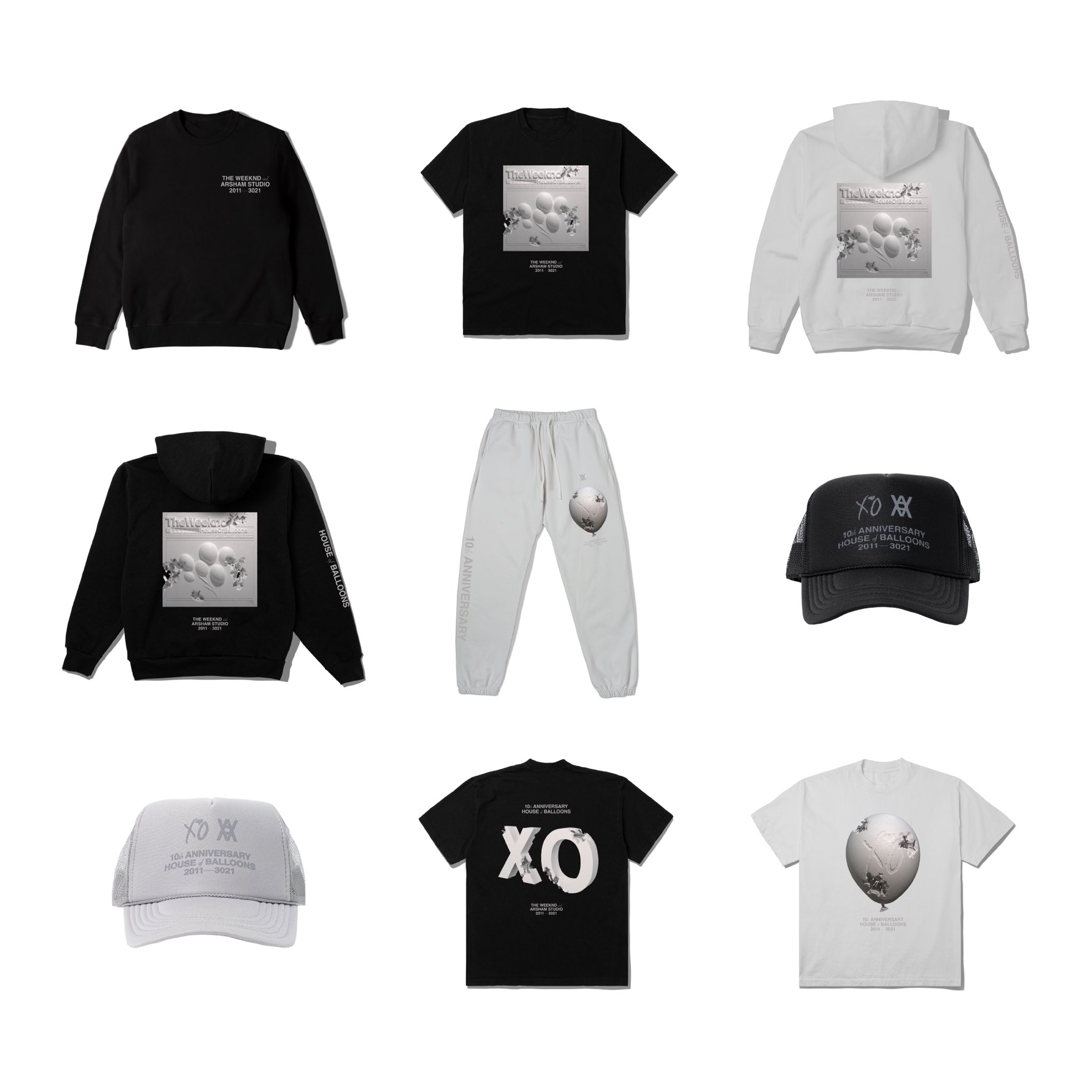 The Weeknd Merchandise on X: Daniel Arsham x The Weeknd House Of Balloons  10 Year Anniversary Collection. Select items restocked for 24 hrs. at    / X