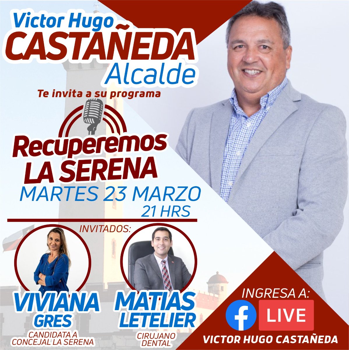 claucortezm's tweet photo. MARTES DE ENTREVISTA
👠👠 &amp; 👟👟
La candidata @viviana_gres junto a @CastaVHC  
HOY en #FacebookLive 21hrs. 
#Elecciones2021CL
#RecuperemosChile 
#LaSerena https://t.co/YG3GmT9n12