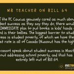 Image for the Tweet beginning: #MBpoli #Mbed #StopBill64 #HandsOffMBEd #mbteachers