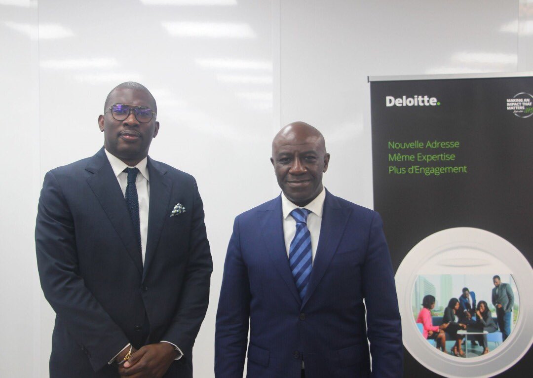 Ivoiren225's tweet photo. Abidjan, 22 mars 2021 a eu lieu la 9ème édition des TMT ( technologie, Médias et télécommunications) organisé par #DeloitteCI sur le thème <COVID-19, l'accélérateur de transformation> Le Ministre @AdomRogerFelix1 ayant pris part exhorte les acteurs à une transformation efficace. https://t.co/CINS44P4fb