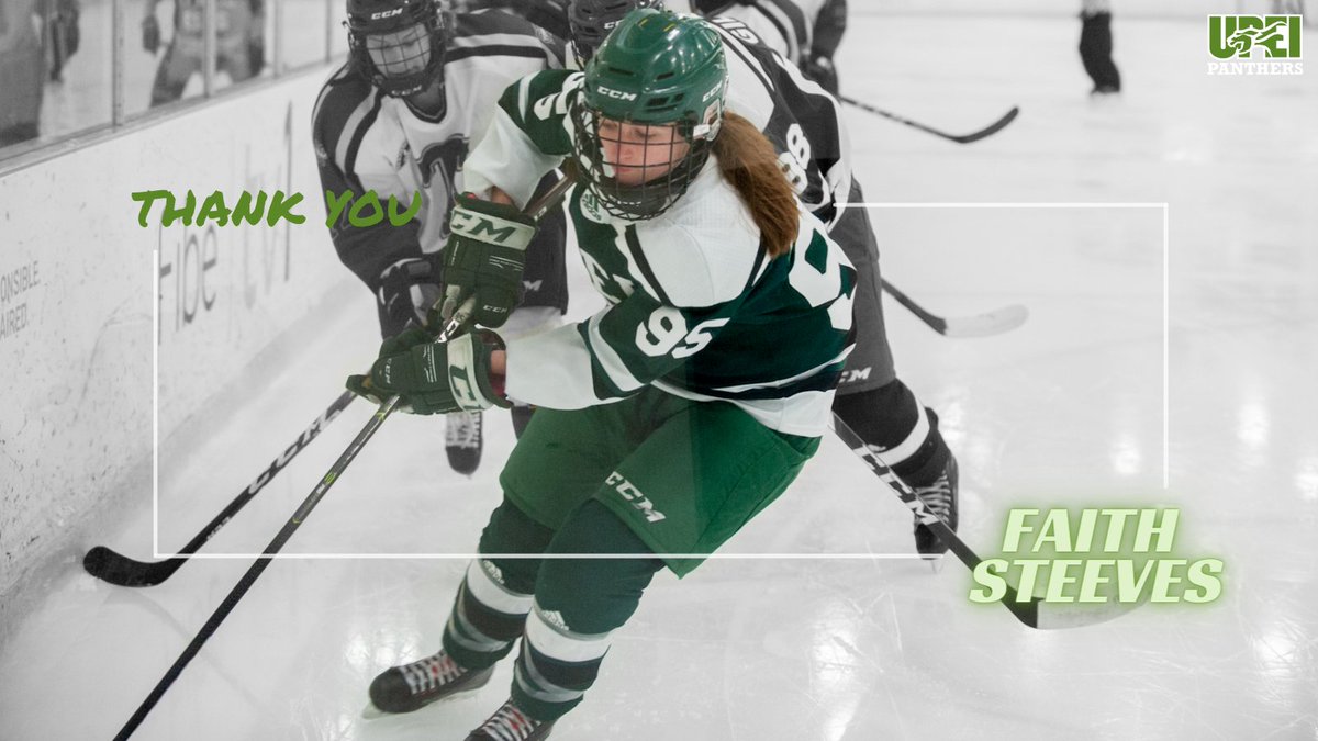 UPEIPanthers's tweet photo. 🎓🏒 SENIOR RECOGNITION – WOMEN'S HOCKEY 🏒🎓

#14 KAYLEE DUFRESNE (Forward):

– 4 Seasons, 86 GP
– 17🚨, 13🍏, plus-12 rating
– 1x Captain

#95 FAITH STEEVES (Forward):

– 4 Seasons, 98 GP
– 21🚨, 19🍏, plus-6 rating

Thank you, Kaylee and Faith!👏

#GoPanthersGo https://t.co/wc7aWeU8qP
