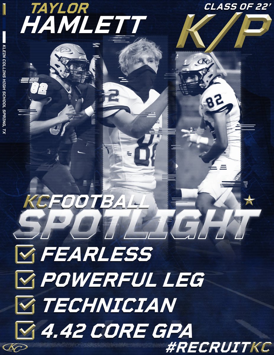 KCTigerFootball's tweet photo. 🚨🚨KC SPOTLIGHT🚨🚨@THamlett13 #4mb #TigerPride https://t.co/qL2oMazIDW