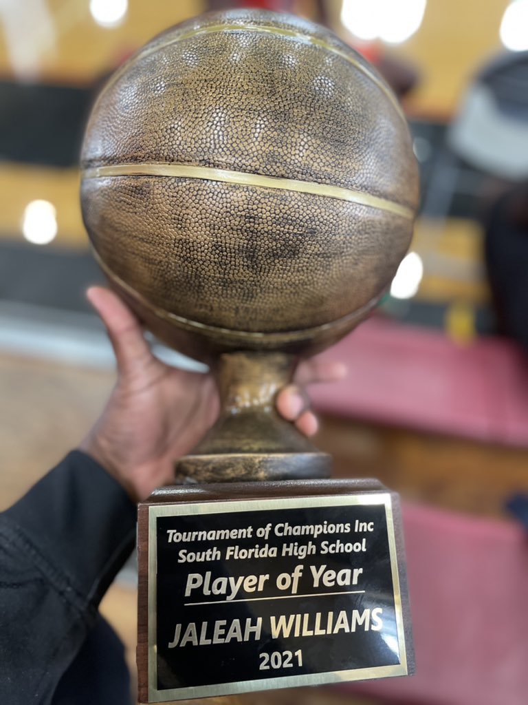 CanesWBB's tweet photo. Another accolade worth celebrating for our #21Squad!
Congratulations to Ja’Leah Williams, South Florida High School Player of the Year. https://t.co/jQxmwcd2Y7