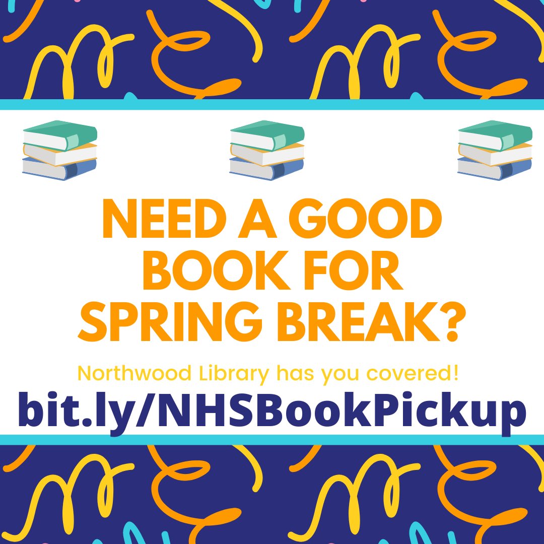 Hey Gladiators! 👇🏼📚☀️👇🏼See thread for book suggestions! <a href="/NorthwoodPrin/">Northwood Leadership Team</a> @Northwood_MC2 <a href="/NorthwoodEngl/">Northwood English Department</a> <a href="/Wellness_Cen/">Northwood High School Wellness Center</a> @Northwood_MC2 <a href="/NHS_SocialStuds/">Northwood Social Studs</a> <a href="/WNHSMD/">WNHS</a>