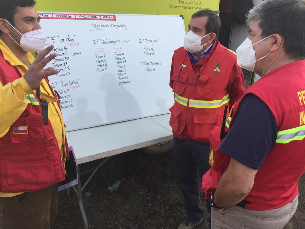 BrigadistasOn's tweet image. Brigadistas continúan trabajando en el combate de los #IncendiosForestales que afectan a la Reserva Nacional Lago Peñuelas con una superficie de 155 hectáreas... 
El combate terrestre se enfoca en realizar líneas de #cortafuego para evitar el avance y la propagación del incendio.